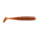 Berkley PowerBait Saltwater Power Swimmer Soft Bait Lures, 3.3in, 8 Pack, Root Beer Gold, 1582184