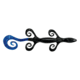 Berkley PowerBaits Power Lizzard Lizard, 9, 8in, Black-Blue, 1478953