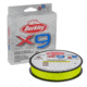 Berkley X9 Braid Filler Spool, 20lb, 164yd, Flame Green, 0.003 in/0.08 mm, 1614440
