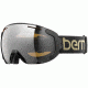 Bern Juno Medium Frame Goggles-Black/Gold-Gold Light Mirror-Medium