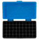 Berrys 38861 408 Ammo Box 40 S&amp;W,45 ACP 50rd Blue Lid W/Black Bottom