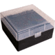 Berrys Ammo Box Clear/Black Polypropylene 100rd, 25338