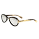 Bertha Alexa Bifocal Prescription Sunglasses, Black/Tan Frame, BRSBR007MBI