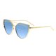 Bertha Aria Polarized Sunglasses, Gold Frame, Celeste Lens - Womens, BRSBR025PLX