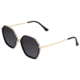 Bertha Ariana Polarized Sunglasses - Women's, Black/Black, One Size, BRSBR038BK