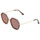 Bertha Ariana Polarized Sunglasses - Women's, Tortoise/Brown, One Size, BRSBR038BN