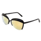 Bertha Aubree Polarized Sunglasses, Black / Yellow BRSBR017B