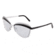 Bertha Aubree Polarized Sunglasses, Silver / Black BRSBR017S
