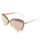 Bertha Aubree Polarized Sunglasses, White / Rose Gold BRSBR017W