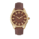 Bertha Clara Leather-Band Watch, Mauve, BTHBR8103