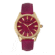 Bertha Clara Leather-Band Watch, Hot Pink, BTHBR8104