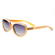 Bertha Brittany Single Vision Prescription Sunglasses, Cream/Black Frame, BRSBR005ZSV