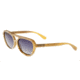 Bertha Brittany Single Vision Prescription Sunglasses, Vanilla Frame, BRSBR005ZCSV