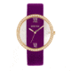 Bertha Ingrid Leather-Band Watch, Fuchsia, One Size, BTHBR9104