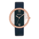 Bertha Ingrid Leather-Band Watch, Navy, One Size, BTHBR9106