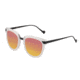 Bertha Jenna Polarized Sunglasses, Clear/Pink-Orange, One Size, BRSBR029MN