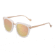 Bertha Jenna Polarized Sunglasses, Clear/Rose Gold, One Size, BRSBR029CR