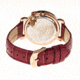 Ladies Hannah Watch,35mm,White Dial,Red Leather Strap
