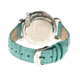 Ladies Hannah Watch,35mm,White Dial,Turquois Leather Strap