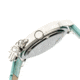 Ladies Hannah Watch,35mm,White Dial,Turquois Leather Strap