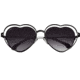 Bertha Lolita Handmade in Italy Sunglass - Womens, Black, One Size, BRSIT111-3