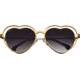 Bertha Lolita Handmade in Italy Sunglass - Womens, Gold, One Size, BRSIT111-1