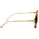 Bertha Lolita Handmade in Italy Sunglass - Womens, Gold, One Size, BRSIT111-1