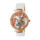 Bertha Mia Mother-Of-Pearl Leather-Band Watch, Multicolor/White BTHBR7405