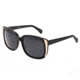 Bertha Natalia Polarized Sunglasses, Black / Black BRSBR016B