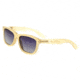 Bertha Olivia Single Vision Prescription Sunglasses, Honey/Black Frame, BRSBR003MCSV