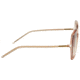 Bertha Priscilla Polarized Sunglasses - Womens, Pink Frame, Pink Lens, Pink/Pink, One Size, BRSBR055C4