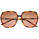 Bertha Priscilla Polarized Sunglasses - Womens, Tortoise Frame, Pink Lens, Tortoise/Pink, One Size, BRSBR055C3