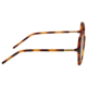 Bertha Priscilla Polarized Sunglasses - Womens, Tortoise Frame, Pink Lens, Tortoise/Pink, One Size, BRSBR055C3