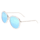 Bertha Scarlett Polarized Sunglasses, Silver/Light Blue, One Size, BRSBR027LB