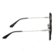 Bertha Teagan Polarized Sunglasses, Black/Silver, One Size, BRSBR033SL