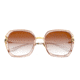 Bertha Teagan Polarized Sunglasses, Pink/Brown, One Size, BRSBR033BN