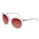 Bertha Violet Polarized Sunglasses, Clear / Brown BRSBR012C