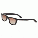 Bertha Zoe Single Vision Prescription Sunglasses, Black Frame, BRSBR008BSV