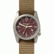 Bertucci Watches A-2T Field Colors Watch with Crimson dial/titanium case, 40mm 12050
