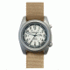 Bertucci Watches A-2SEL Super Iluminated Watch, Ghost Gray Electroluminescent Dial, Defender Khaki Band, 22027