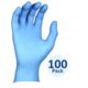 Best Manufacturing N-DEX Ambidextrous Powder-Free Nitrile Gloves, 4 Mil Thickness, 24.1 Cm, Accelerator-Free, Green, Small, 100 Pack, 7705PFTS/ 47742-970