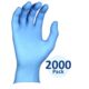 Best Manufacturing N-DEX Ambidextrous Powder-Free Nitrile Gloves, 4 Mil Thickness, 24.1 Cm, Accelerator-Free, Green, Small, 2000 Pack, 7705PFTS/ 47742-970