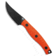 Bestech Knives Bestech Heidi Blacksmith #3 Fixed Blade Knife Orange G-10 2.3" Black BFK08B, Orange, 14C28N, adult, BHQ-221469