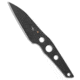 Bestech Knives Bestech Knives VK-CORE Fixed Blade Knife Black Steel 3.2" Black SW BFK05B, Black, Sandvik 14C28N, adult, BHQ-195702
