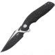 Bestech Knives Ghost Framelock CF Folding Knife, S35Vn Blade With Black Stonewash + Flat Satin, Carbon Fiber And Titanium Handle, 4.53 Inches Closed Length, Ceramic Ball Bearing, Black, BT1905C-2