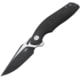 Bestech Knives Ghost Framelock CF Folding Knife, S35Vn Blade With Black Stonewash + Flat Satin, Carbon Fiber And Titanium Handle, 4.53 Inches Closed Length, Ceramic Ball Bearing, Black, BT1905C-2