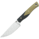Bestech Knives HEIDI Fixed Blade Beige Knife, 3.13 satin finish D2 tool steel blade, Black and tan G10 handle, BFK01B
