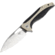 Bestech Knives Komodo Linerlock Folding Knife, Black and tan, Black and tan G10 handle, BG26B