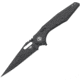 Bestech Knives Malware Framelock CF Folding Knife, S35Vn Blade With Black Stonewash Finish, Carbon Fiber And Titanium Handle, 4.72 Inches Closed Length, Ceramic Ball Bearing, Black, BT1902D