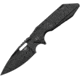 Bestech Knives Shodan Framelock Folding Knife, Carbon fiber handle with black titanium back handl, BT1910D